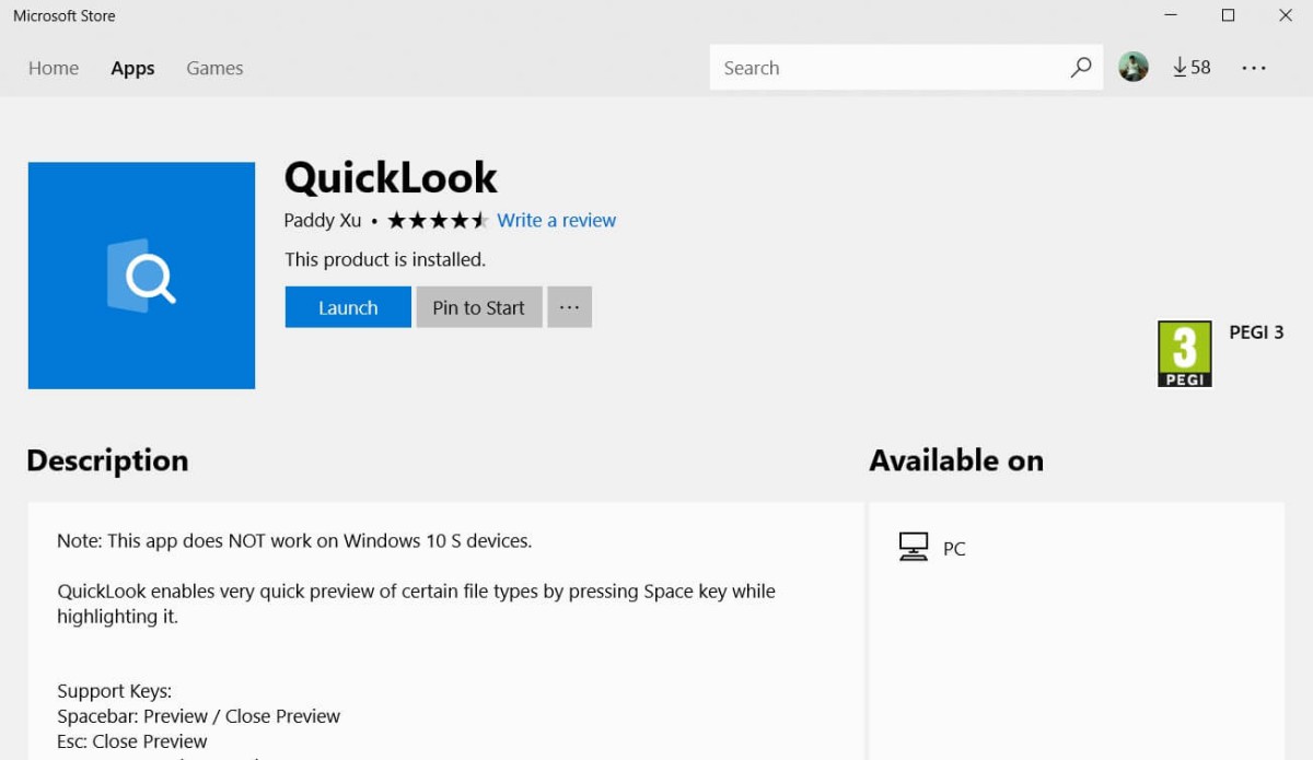 QuickLook v3.7.3中文版 – 图片/文档预览快速查看工具