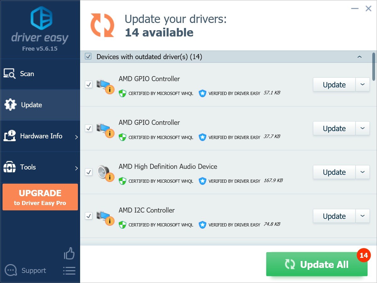 Driver Easy 驱动更新 v5.8.1 便携专业版