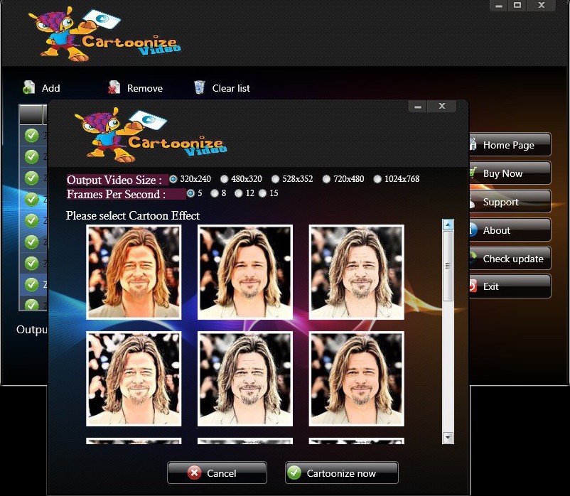 Video Cartoonizer v4.1.6中文绿色便携版 – 视频卡通化动漫效果软件