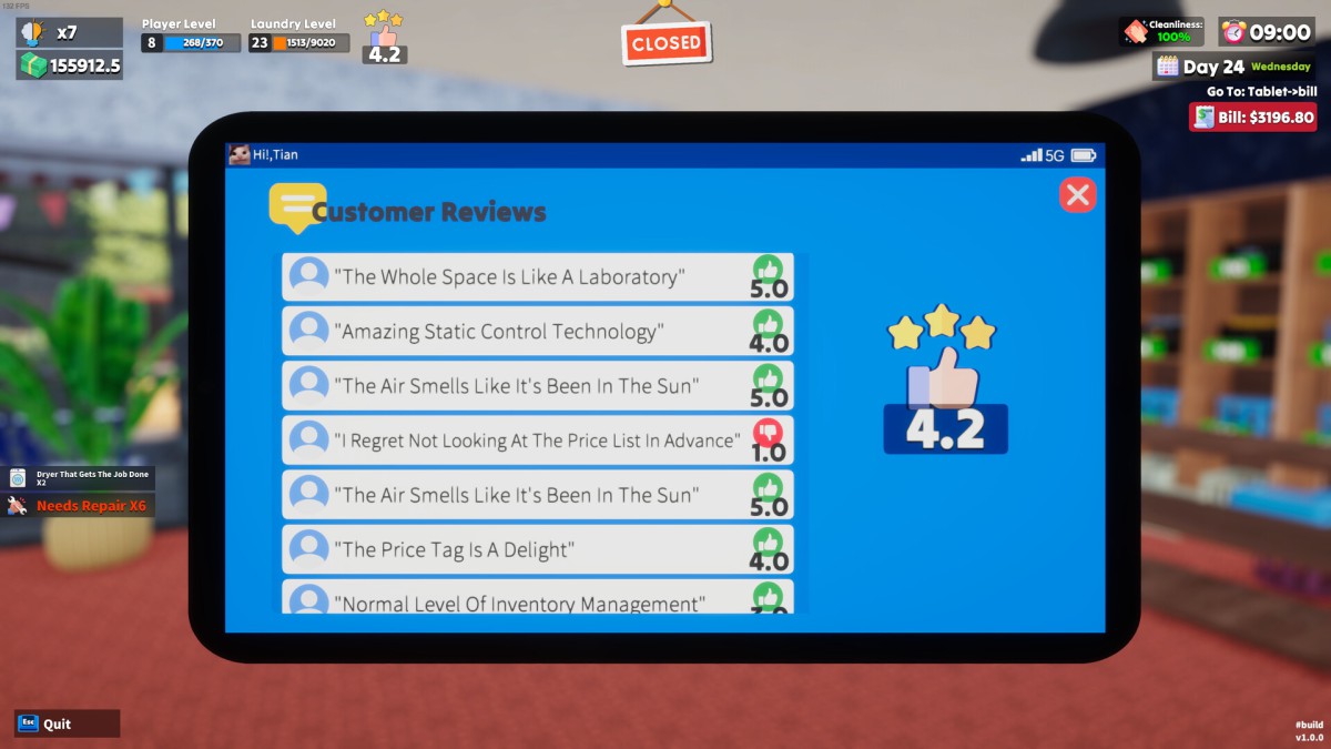 《洗衣店模拟器：洗刷刷！/Laundry & Supermarket Simulator》 v1.0.5简体中文版