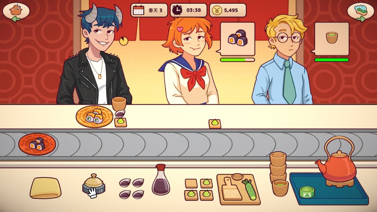 《美味回转寿司店模拟器/Ugoku Sushi Bar》 Build.24450903简体中文版